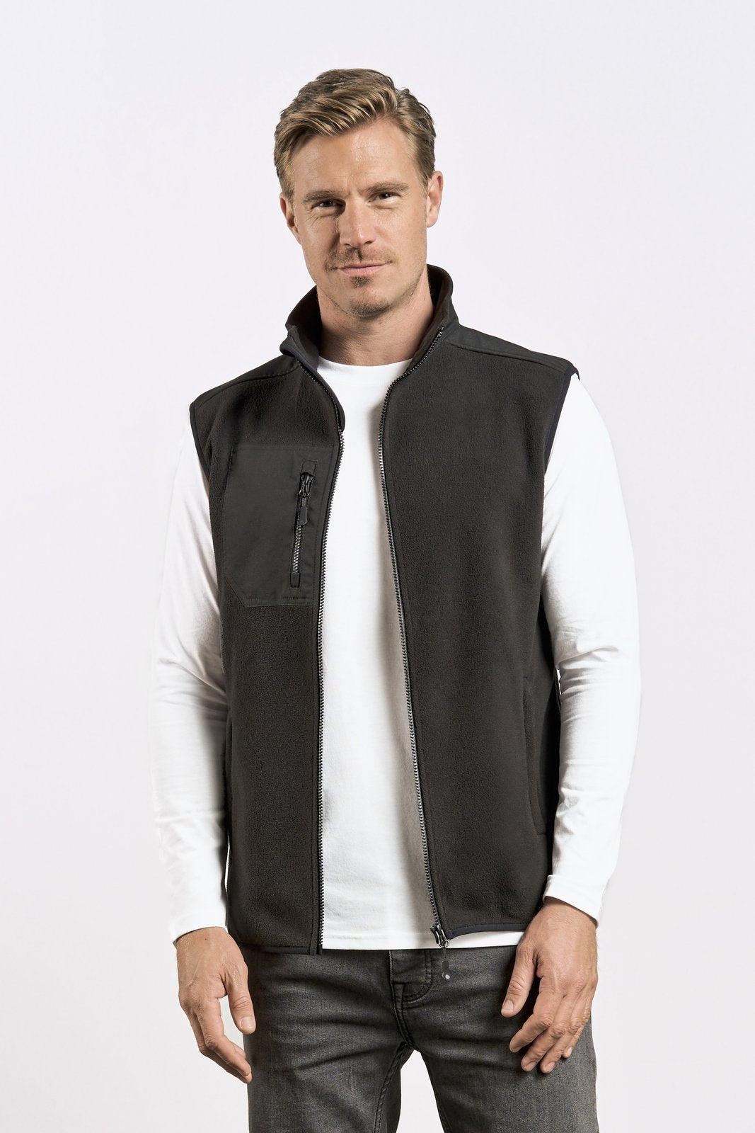 Promodoro Men's Canvas Fleece Vest