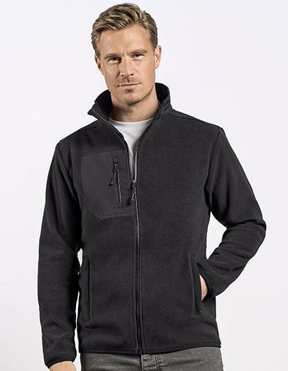 Promodoro Men's Canvas Fleece Jacket – Black