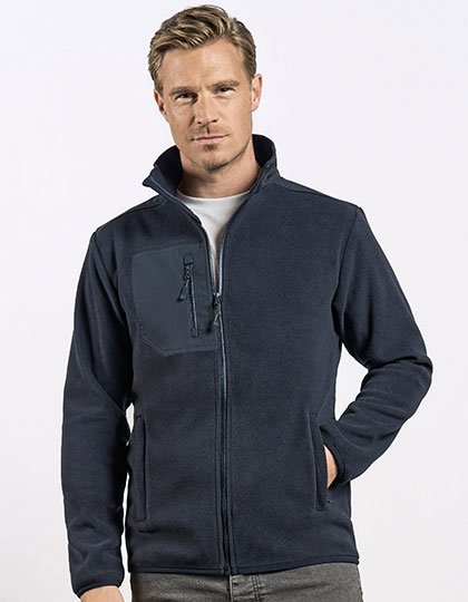 Promodoro Men's Canvas Fleece Jacket – Navy