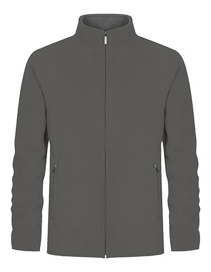 Promodoro Men's Double Fleece Jacket – Steel Gray