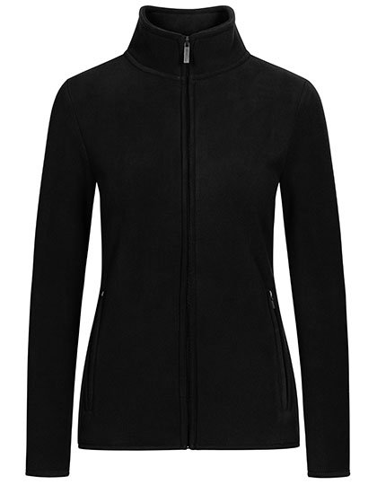 Promodoro Women's Double Fleece Jacket – Black / Black