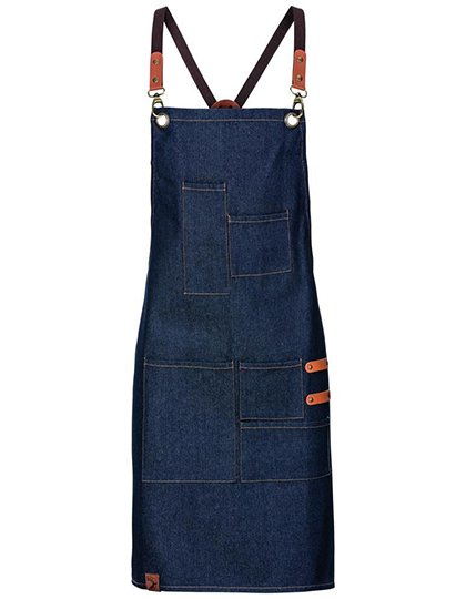 Exner Latzschürze Denim – Navy