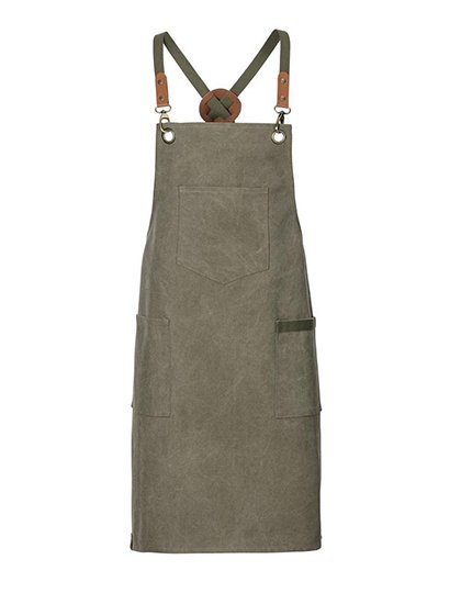 Exner Latzschürze Canvas – Olive