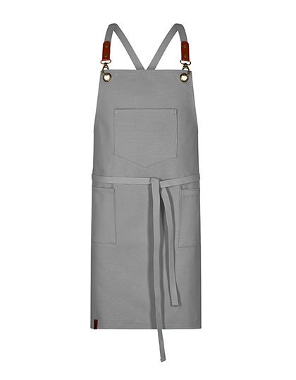 Exner Latzschürze Canvas – Silver Grey