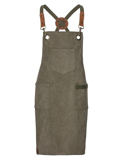 Exner Kinderlatzschürze Canvas – Olive