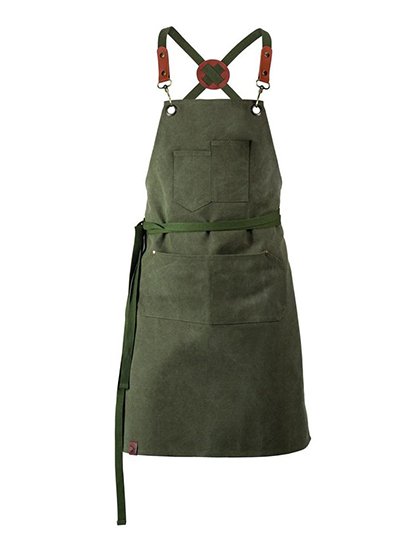 Exner Unisex Latzschürze – Olive