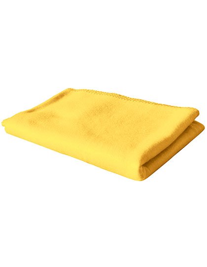 Exner Fleecedecke – Yellow