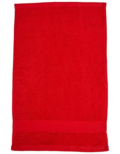 Fair Towel Classic Guest Towel – Red