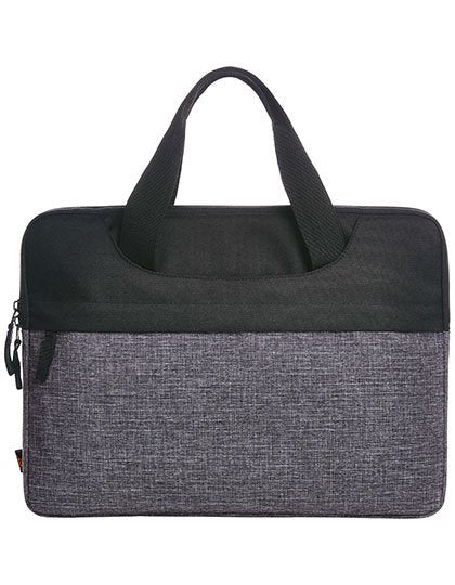 Halfar Laptop Bag Elegance – Black / Grey-Sprinkle