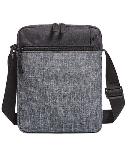 Halfar Crossbag Elegance – Black / Grey-Sprinkle