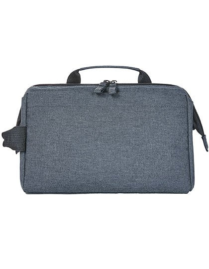 Halfar Zip Bag Circle – Blue-Grey Melange