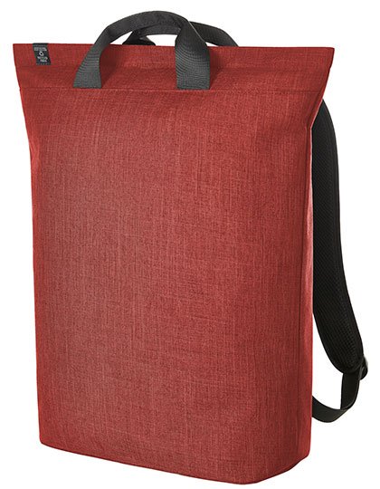 Halfar Laptop Backpack Europe – Red Melange