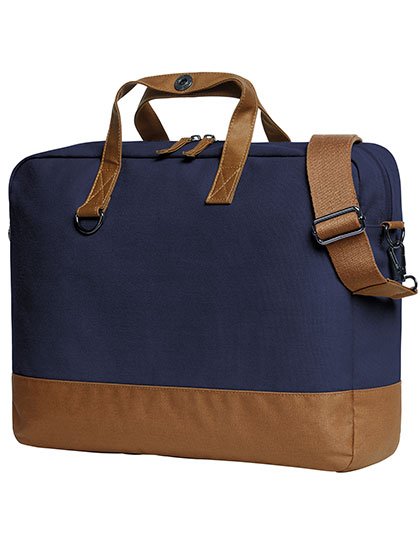 Halfar Notebook Bag Life – Navy / Brown