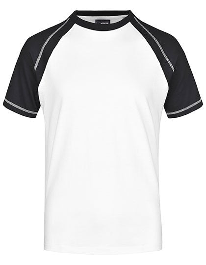 Daiber Men's Raglan-T – White / Black