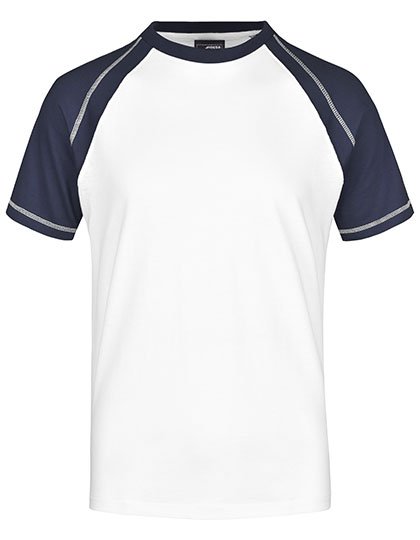 Daiber Men's Raglan-T – White / Navy