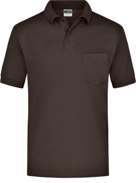 Daiber Polo-Piqué Pocket – Brown