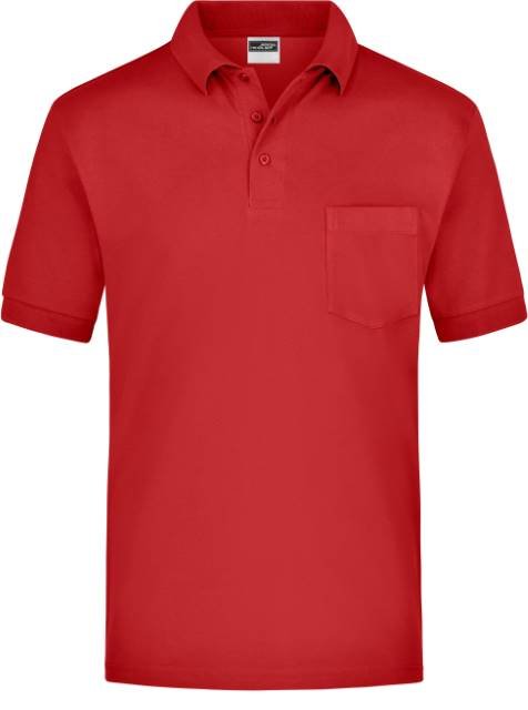 Daiber Polo-Piqué Pocket – Red