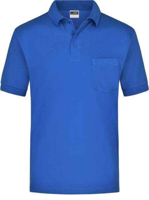 Daiber Polo-Piqué Pocket – Royal