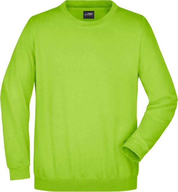 Daiber Round Sweat Heavy – Lime Green