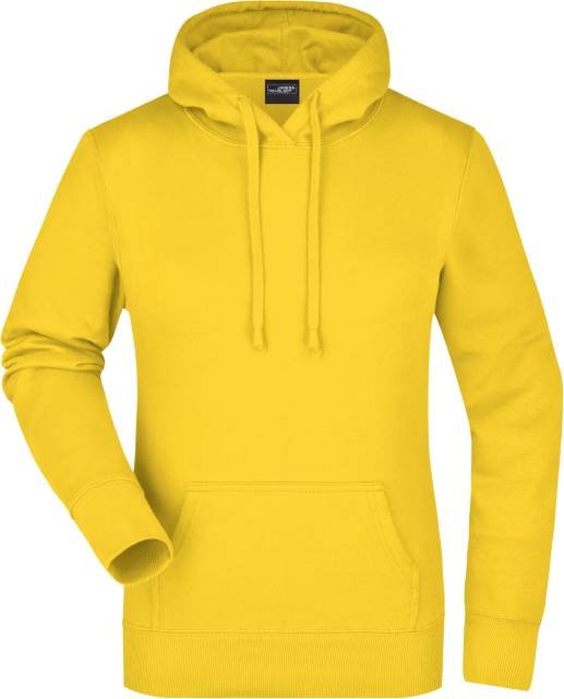 Daiber Ladies' Hooded Sweat – Sun Yellow