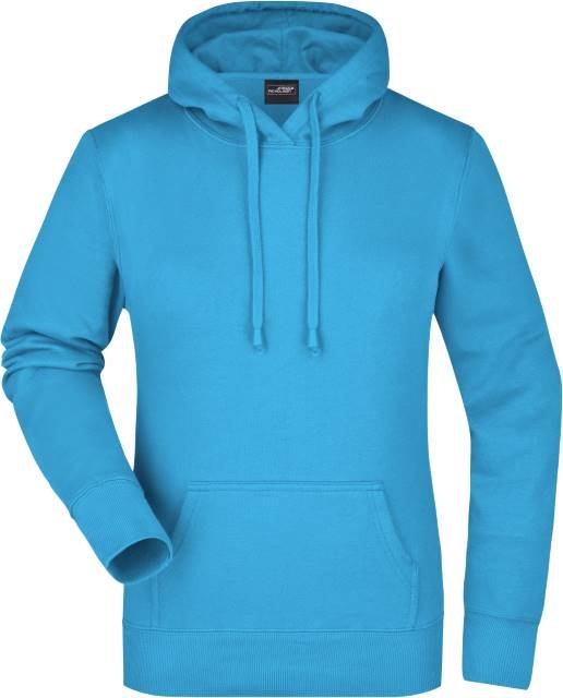 Daiber Ladies' Hooded Sweat – Turquoise