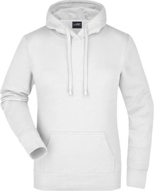 Daiber Ladies' Hooded Sweat – White