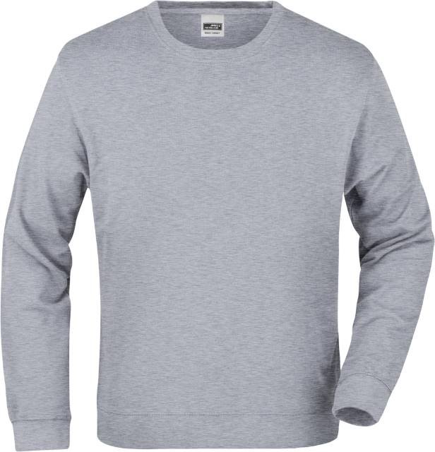 Daiber Basic Sweat – Grey Heather
