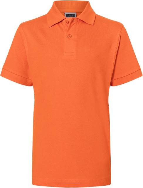 Daiber Junior Classic Polo – Dark Orange