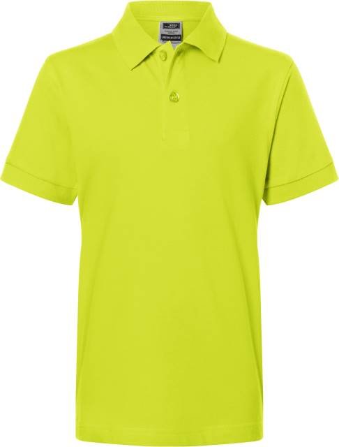 Daiber Junior Classic Polo – Acid Yellow