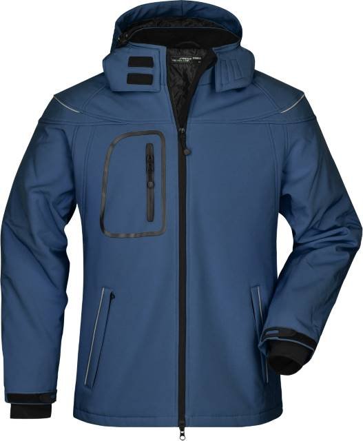 Daiber Men's Winter Softshell Jacket – Navy