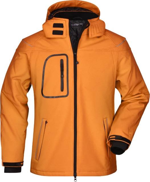 Daiber Men's Winter Softshell Jacket – Orange