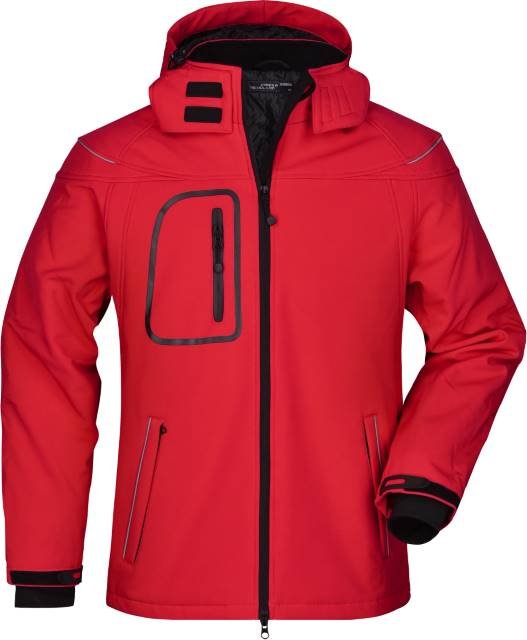 Daiber Men's Winter Softshell Jacket – Red