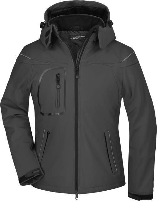 Daiber Ladies' Winter Softshell Jacket – Black