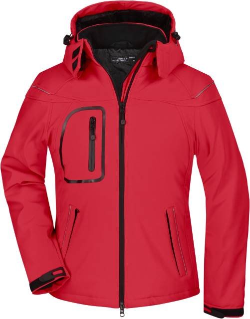 Daiber Ladies' Winter Softshell Jacket – Red