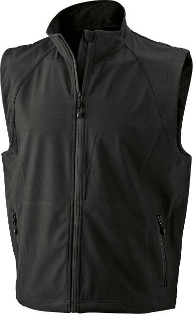 Daiber Men's Softshell Vest – Black