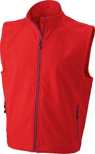 Daiber Men's Softshell Vest – Red