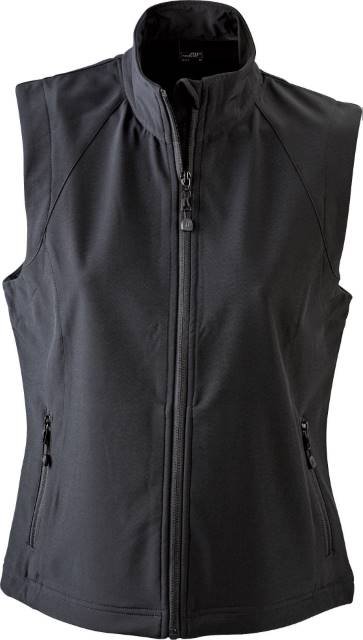 Daiber Ladies' Softshell Vest – Black