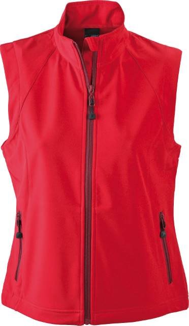 Daiber Ladies' Softshell Vest – Red