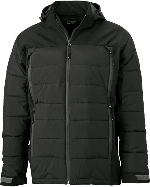Daiber Men's Outdoor Hybrid Jacket – Black