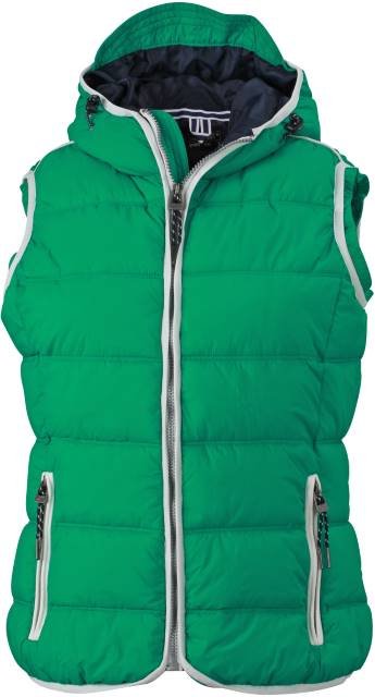 Daiber Ladies' Maritime Vest – Irish Green / White