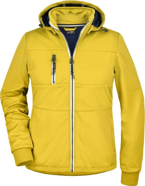 Daiber Ladies' Maritime Jacket – Sun Yellow / Navy