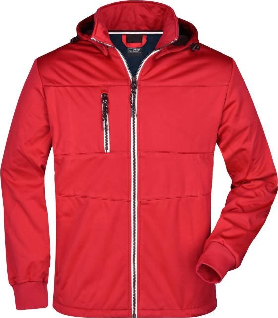 Daiber Men's Maritime Jacket – Red / Navy