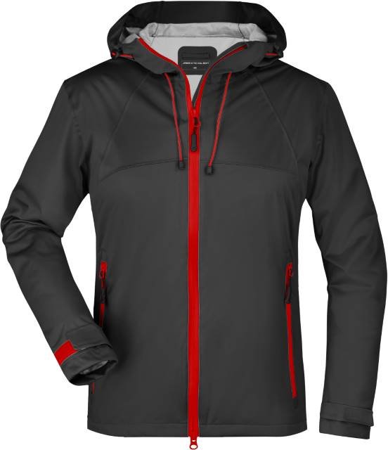 Daiber Ladies' Outdoor Jacket – Black / Red