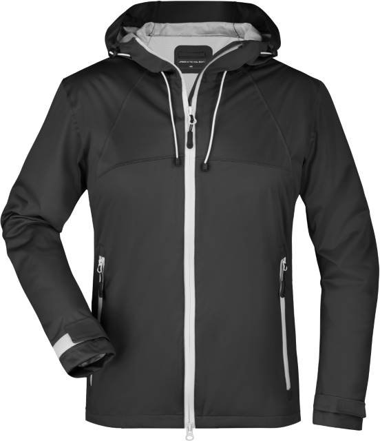 Daiber Ladies' Outdoor Jacket – Black / Silver (Solid)