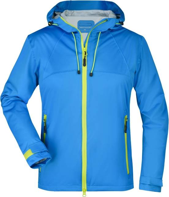 Daiber Ladies' Outdoor Jacket – Aqua / Acid Yellow