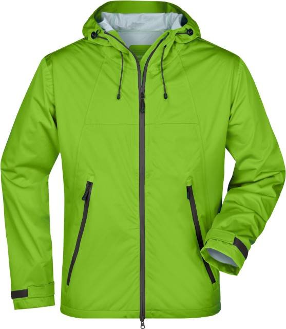 Daiber Men's Outdoor Jacket – Spring Green / Iron Grey