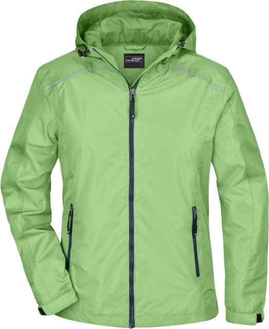 Daiber Ladies' Rain Jacket – Spring Green / Navy