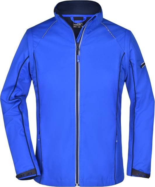 Daiber Ladies' Zip-Off Softshell Jacket – Nautic Blue / Navy