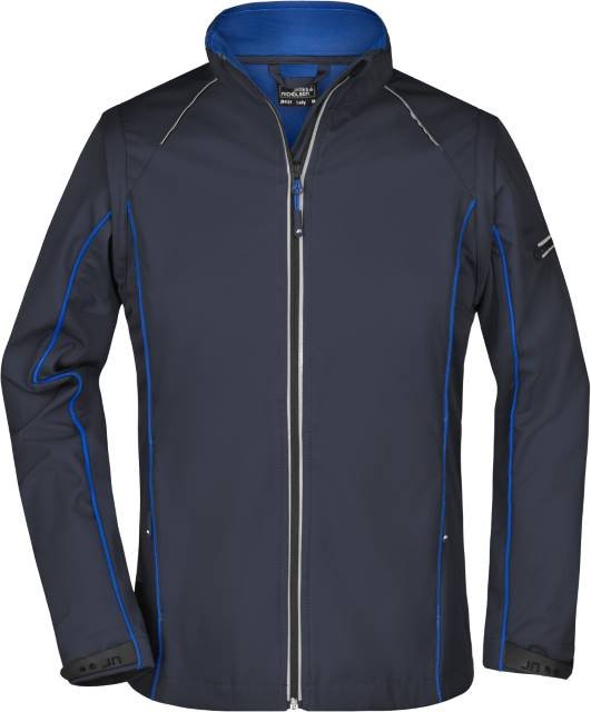 Daiber Ladies' Zip-Off Softshell Jacket – Navy / Royal