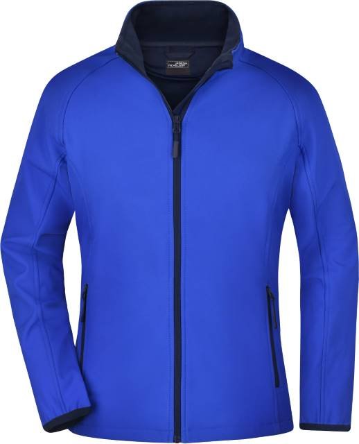 Daiber Ladies' Promo Softshell Jacket – Nautic Blue / Navy